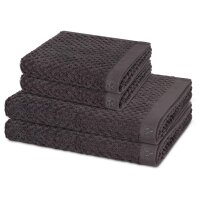 Harmony - Set 4 Teile: 2 x Handtuch 2 x Duschtuch