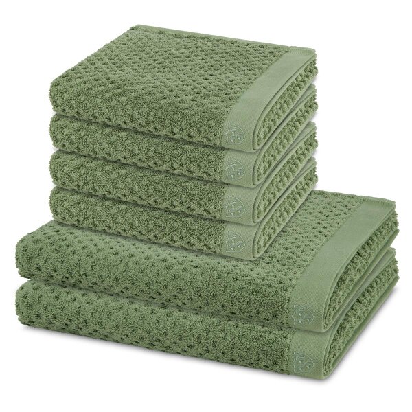 Harmony - Set 6 Teile: 4 x Handtuch 2 x Duschtuch