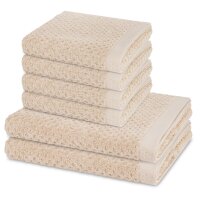 Harmony - Set 6 Teile: 4 x Handtuch 2 x Duschtuch