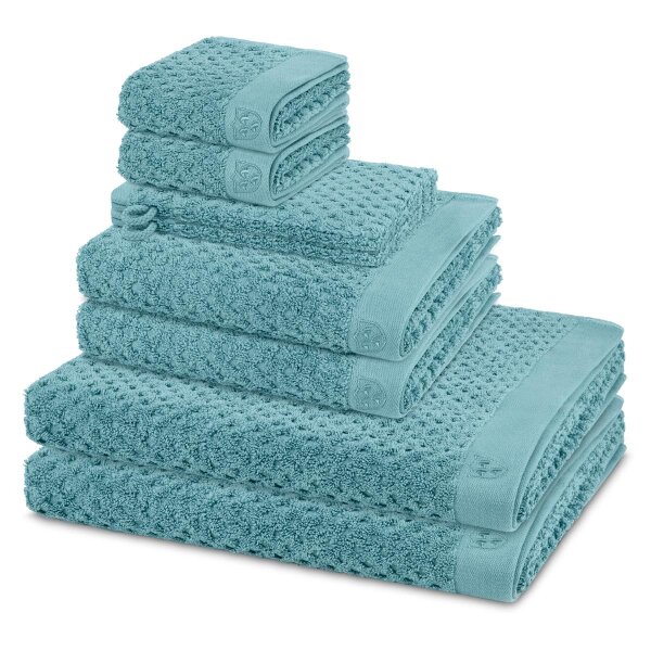 Harmony - Set 8 Teile: 2 x Waschhandschuh 2 x Gästetuch 2 x Duschtuch 2 x Handtuch