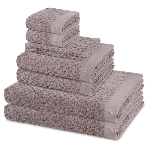 Harmony - Set 8 Teile: 2 x Waschhandschuh 2 x Gästetuch 2 x Duschtuch 2 x Handtuch