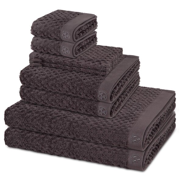 Harmony - Set 8 Teile: 2 x Waschhandschuh 2 x Gästetuch 2 x Duschtuch 2 x Handtuch