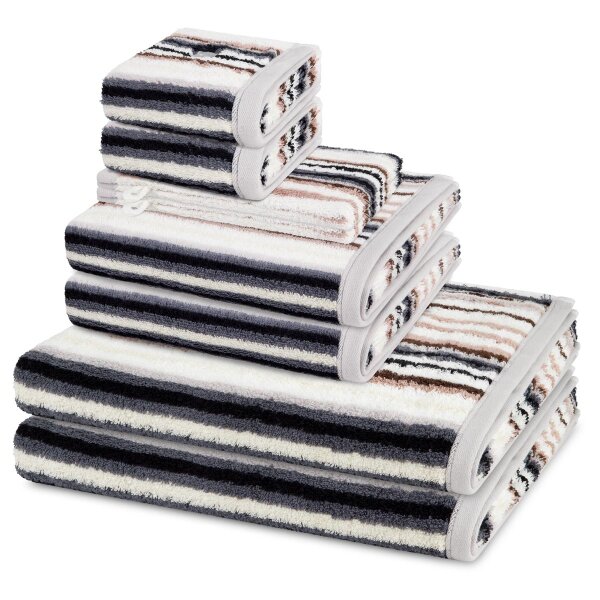 Vita - Set 8 Teile: 2 x Waschhandschuh 2 x Gästetuch 2 x Duschtuch 2 x Handtuch
