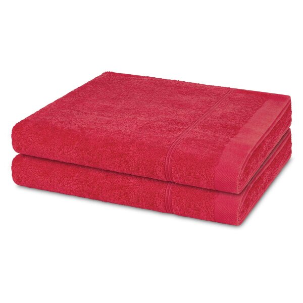 Rubin - Set 2 Teile: 2 x Duschtuch