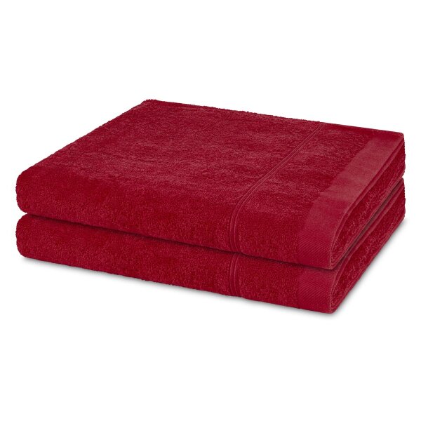 Rubin - Set 2 Teile: 2 x Duschtuch