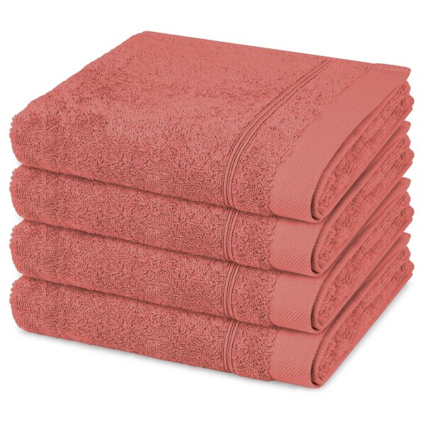 Rubin - Set 4 Teile: 4 x Handtuch