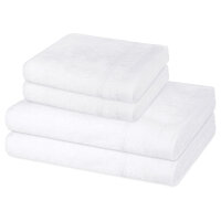 Rubin - Set 4 Teile: 2 x Handtuch 2 x Duschtuch