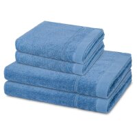 Rubin - Set 4 Teile: 2 x Handtuch 2 x Duschtuch