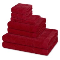 Rubin - Set 8 Teile: 2 x Waschhandschuh 2 x...