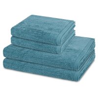 Premium - Set 4 Teile: 2 x Handtuch 2 x Duschtuch