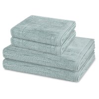 Premium - Set 4 Teile: 2 x Handtuch 2 x Duschtuch