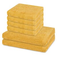 Premium - Set 6 Teile: 4 x Handtuch 2 x Duschtuch