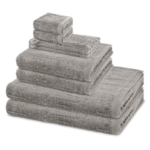 Premium - Set 8 Teile: 2 x Waschhandschuh 2 x Gästetuch 2 x Duschtuch 2 x Handtuch