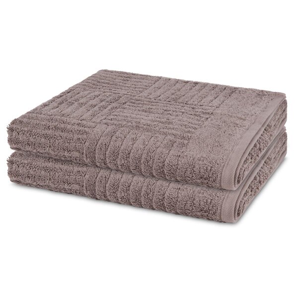 Carre - Set 2 Teile: 2 x Duschtuch