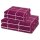 Sensual Skin Karo - Set 4 Teile: 2 x Handtuch 2 x Duschtuch