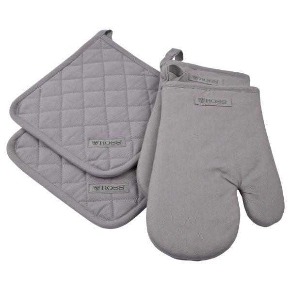 Exclusiv - 2 X Topflappen 2 X Grillhandschuh im Set