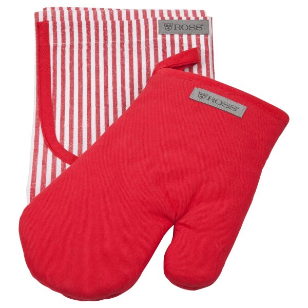 Exclusiv - 1 X Latzschürze 1 X Grillhandschuh im Set