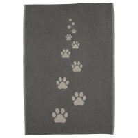 Hundepfoten - 2 X Geschirr- 2 X Küchentuch im Set