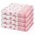 Punkte allover - Set 4 Teile: 4 x Handtuch