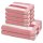 Doubleface Stripes - Set 6 Teile: 4 x Handtuch 2 x Duschtuch