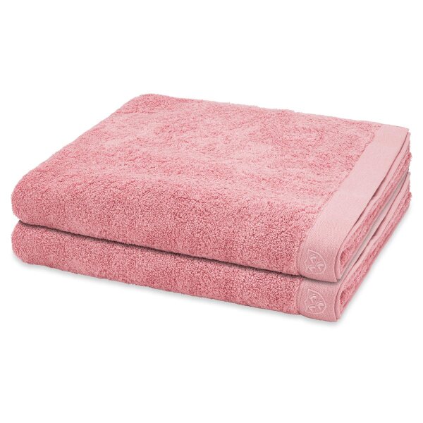 Doubleface Stripes - Set 2 Teile: 2 x Duschtuch