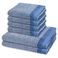 Stripes - Set 6 Teile: 4 x Handtuch 2 x Duschtuch