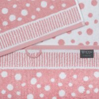 Punkte allover - Set 4 Teile: 2 x Handtuch 2 x Duschtuch