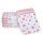 Punkte allover - Set 6 Teile: 6 x Waschhandschuh