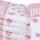 Punkte allover - Set 6 Teile: 6 x Waschhandschuh