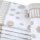 Punkte allover - Set 6 Teile: 6 x Waschhandschuh