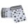 Punkte allover - Set 6 Teile: 6 x Waschhandschuh