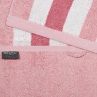 Doubleface Stripes - Set 2 Teile: 2 x Duschtuch
