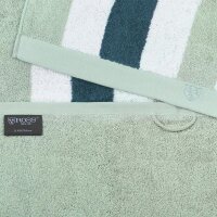 Doubleface Stripes - Set 2 Teile: 2 x Duschtuch