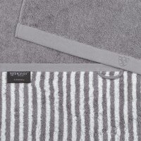 Doubleface Stripes - Set 2 Teile: 2 x Duschtuch
