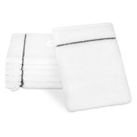 Sensual Skin Karo - Set 6 Teile: 6 x Waschhandschuh