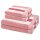 Doubleface Stripes - Set 4 Teile: 2 x Handtuch 2 x Duschtuch